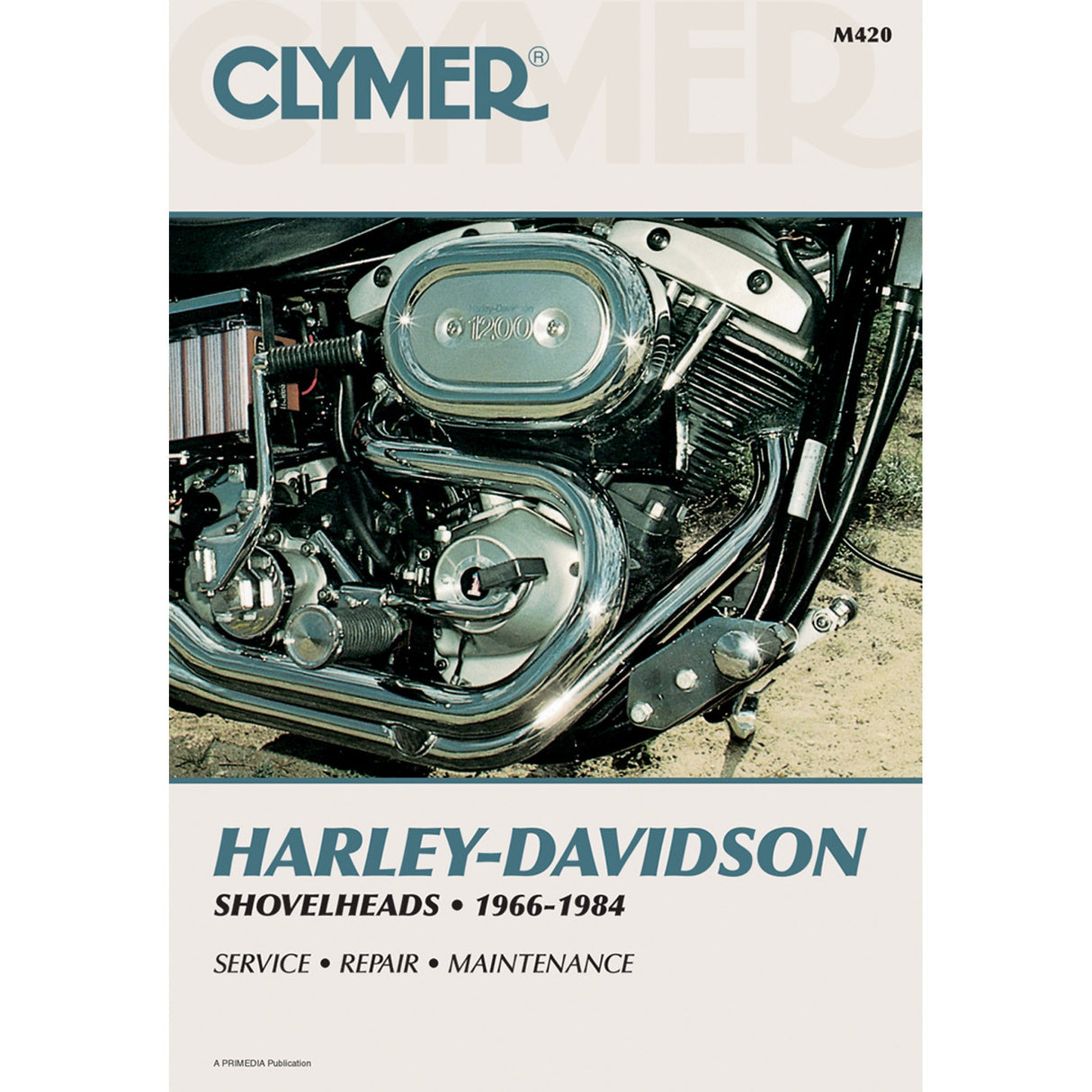 Clymer Service Manual - CM420 For Harley Motorcycles 1966-1984