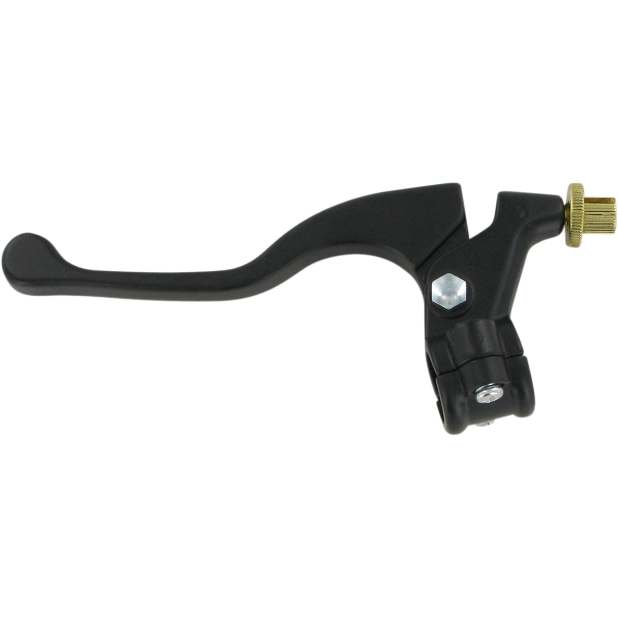 PARTS UNLIMITED 43-4104L Shorty Style Power Lever Assembly Lever Assembly - Left Hand - Shorty - Yamaha - Black
