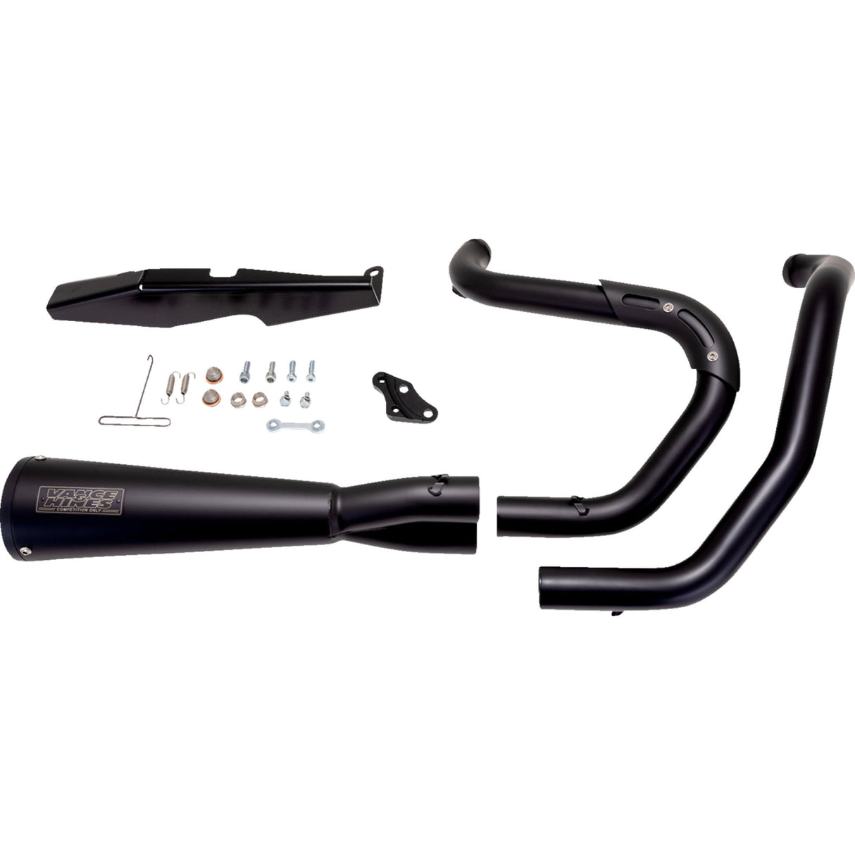 Vance & Hines 2-Into-1 Upsweep PCX™ Exhaust System Stainless Steel Black - 47328 For Harley Sportster 2014-2022