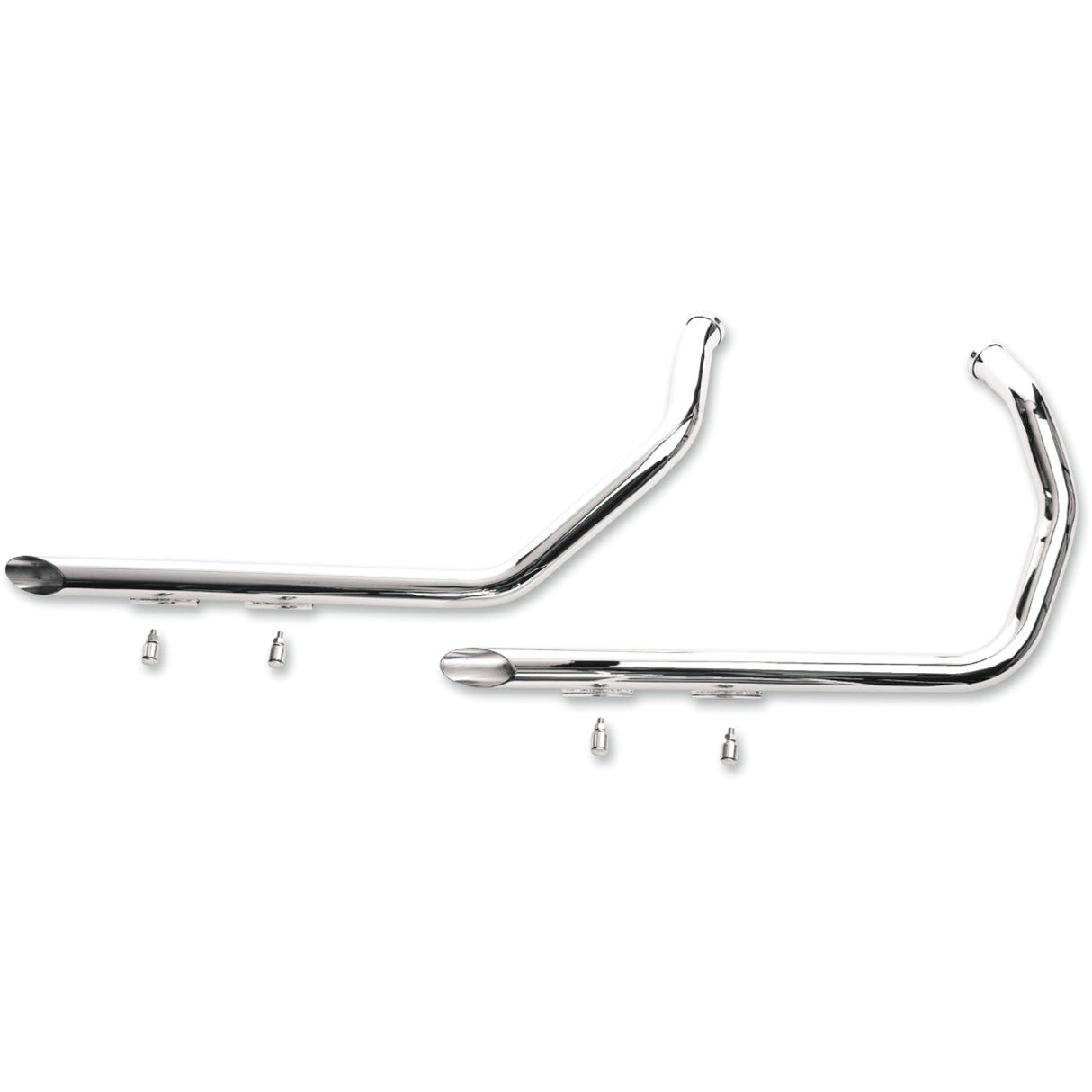 Paughco Drag Pipes 2-Into-2 Exhaust System - 719-3-40 For Harley Sportster 2004-2013