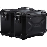 SW-MOTECH 3580-0371 KFT.11.748.70001/B TRAX ADV Aluminum Case System black - triumph tiger 800 '10-'19