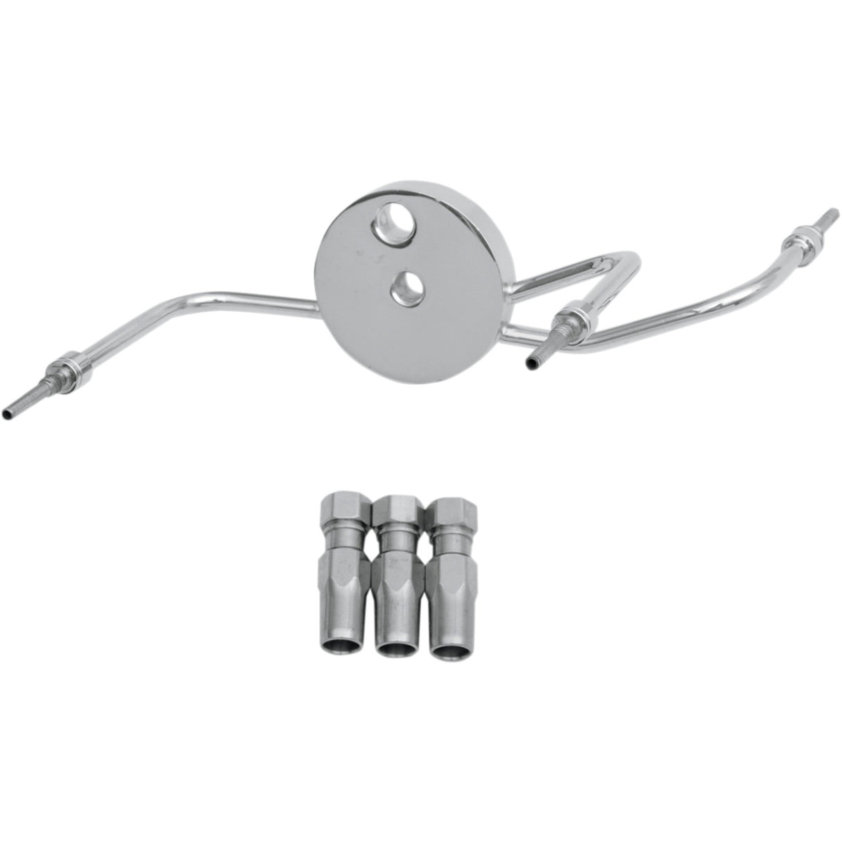 MAGNUM SHIELDING 1742-0308 393002 BYO® Build-Your-Own Brake Tee - Narrow Glide - Chrome