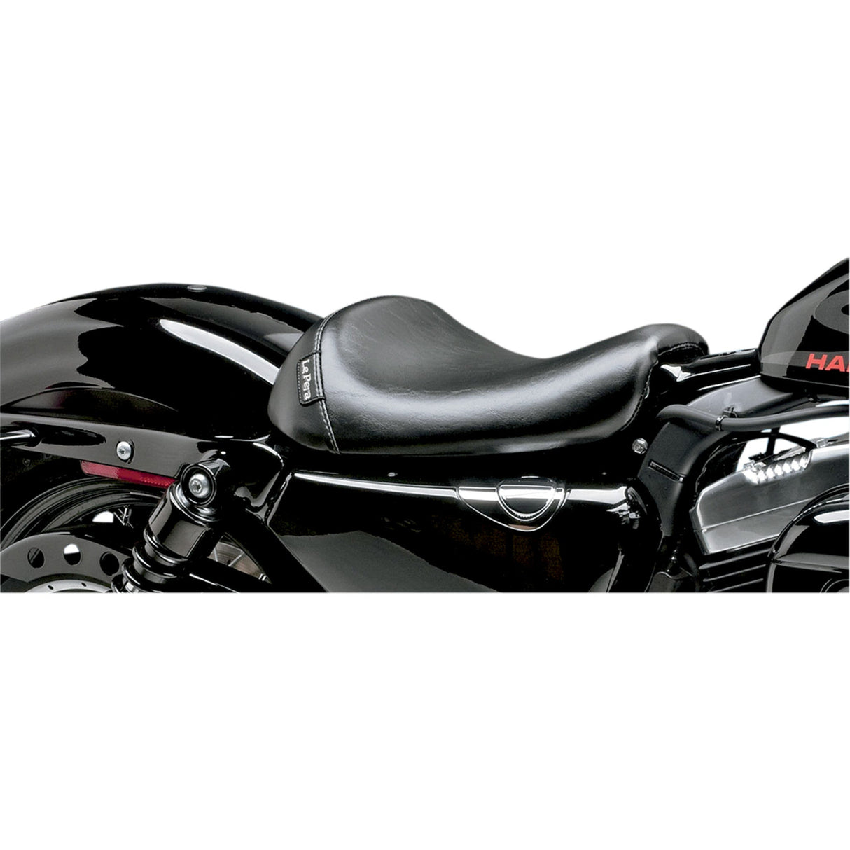 LePera Bare Bones Solo Seat Smooth Black - LK-006 For Harley Sportster 2010-2022