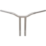 LA CHOPPERS 0601-4934 LA-7337-16 Kage Fighter Welded Straight-Riser Handlebar - One Piece - 16" - Chrome