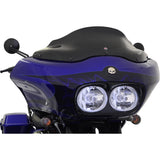 Klock Werks Sport Flare® Windshield 8" Black - KWW-01-0190 For Harley Road Glide 1998-2013