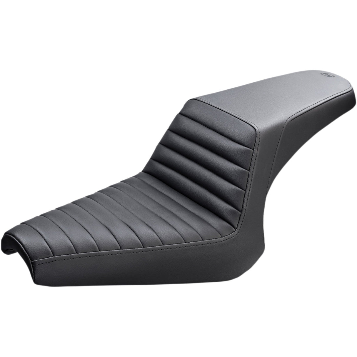 SADDLEMEN 0810-2051 Y13-16-171 Step-Up Seat — Front Tuck-n-Roll Step-Up Seat - Front Tuck-n-Roll - Black