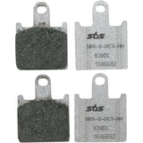 SBS 1721-1661 838DC DC Racing Dual Carbon Brake Pads Dual Carbon Brake Pads - ZX-14R