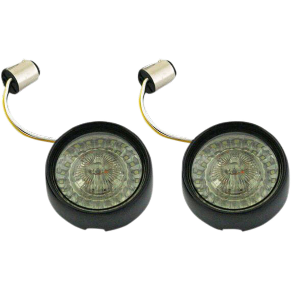 Custom Dynamics Bullet Bezel Turn Signal Assembly - PB-BB-AW-1157BS For Harley Motorcycles 2000-2025