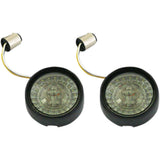 Custom Dynamics Bullet Bezel Turn Signal Assembly - PB-BB-AW-1157BS For Harley Motorcycles 2000-2025