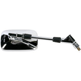 EMGO 0640-0699 20-55211 OEM-Style Replacement Mirror Mirror - Side View - Rectangle - Chrome - Right