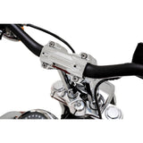 PERFORMANCE MACHINE (PM) 0602-1564 0208-2195M-CH Phatbar & Riser Kit internal wiring/gauge mount holes - 9" - chrome