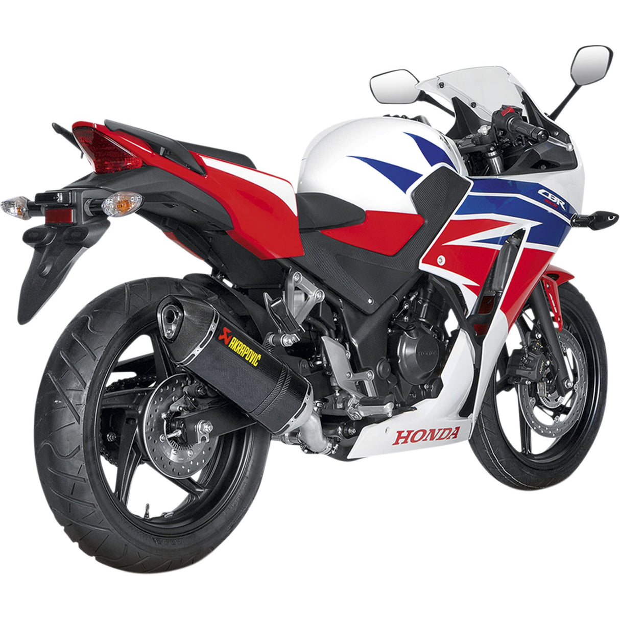 Akrapovic Slip-On Line Muffler - S-H3SO3-RC Honda CBR300R 2014-2016