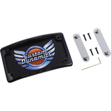 Custom Dynamics Radius LED License Plate Frame For CVO™ LED Black - LPF-RAD-CVO-B For Harley Touring 2014-2022