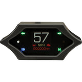 DAKOTA DIGITAL 2210-0680 MLX-5200-K MLX-5000 Series Universal Gauge - Handle Bar Mount Speedometer - With Signals - Spiked - Black