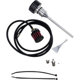 FEULING OIL PUMP CORP. 0710-0262 3086 Vented Dipstick - Black - M8 Softail