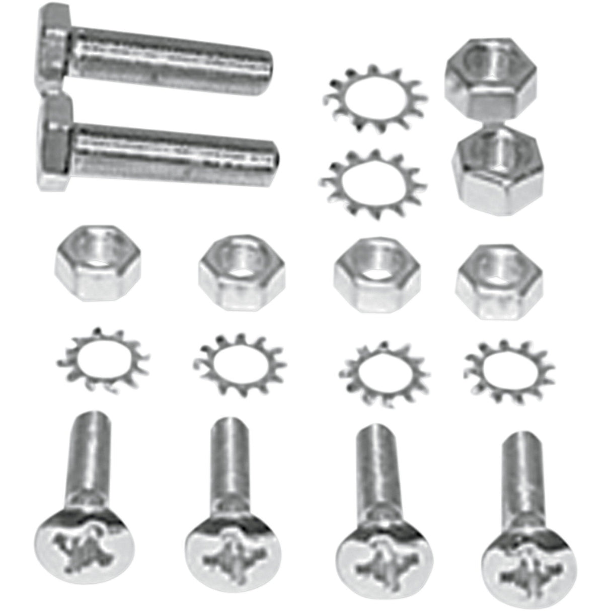 Colony Rear Fender Mounting Hardware Kit Fender Rear Chrome - 8881-18 For Harley Sportster 1959-1978