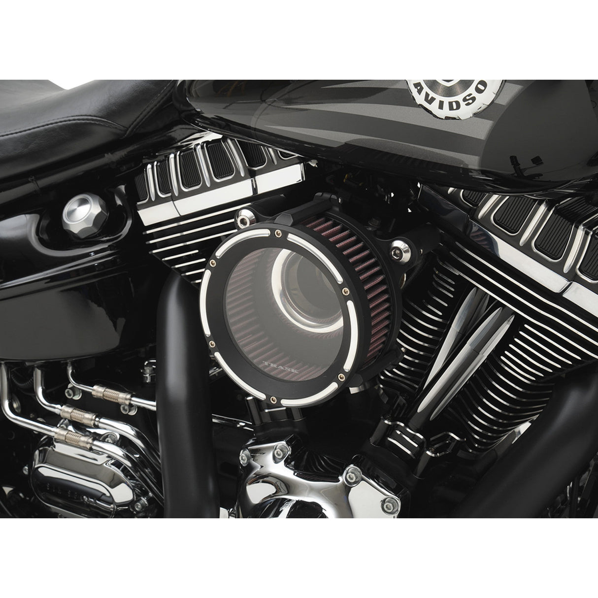 Trask Assault Charge Breather Air Cleaner - TM-1023RC For Harley Motorcycles 2017-2024
