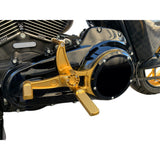 Hawg Halters Mid Controls Gold Knurled Pegs - MCK-FH16GS-FK For Harley Touring 2015-2020