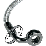 Magnum Shielding E-Z Align Series Brake Line - 36443SW For Harley Softail / Low / Sportster / Super 1987-2010