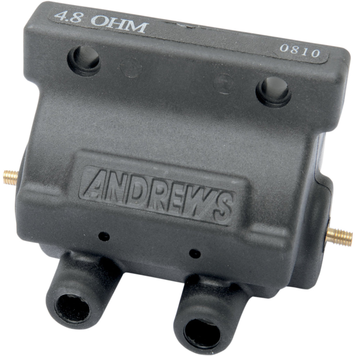 ANDREWS 2102-0204 237230 Supervolt 12 V Ignition Coil Ignition Coil - 4.8 Ohm - Harley Davidson - Black