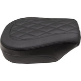 Mustang Standard Touring Passenger Seat Passenger Black Diamond Stich - 88204 For Indian 2022-2023