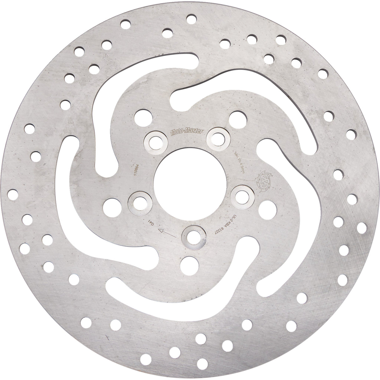 Moto-Master Brake Rotors Rear Halo - 110864-PU For Harley Motorcycles 2000-2023