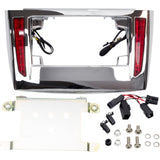 Ciro LED License Plate Frame '09+ Trike Chrome - 40080 For Harley Tri 2009-2025