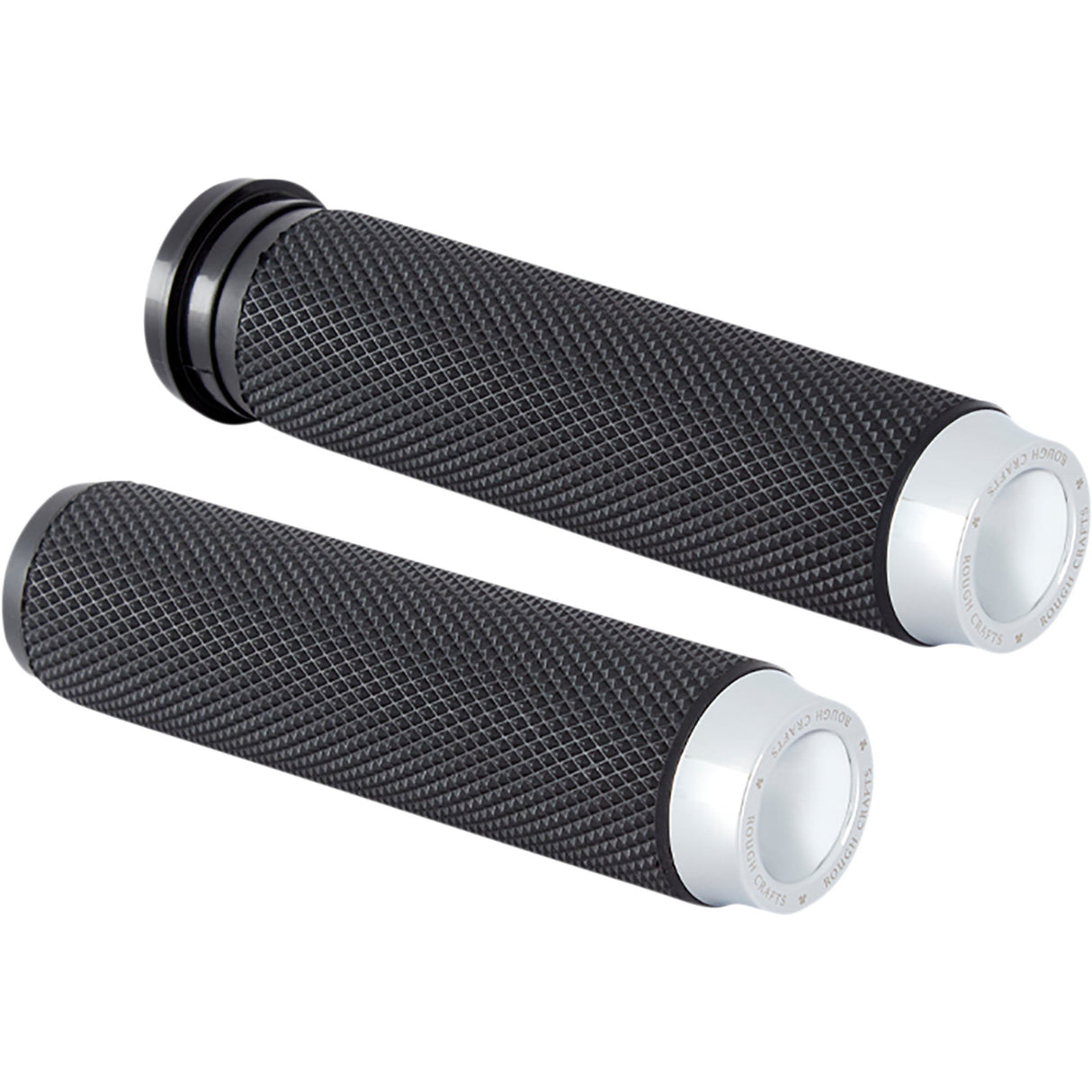 ROUGH CRAFTS 0630-2722 RC-500-003 Grips - Knurled - TBW - Chrome