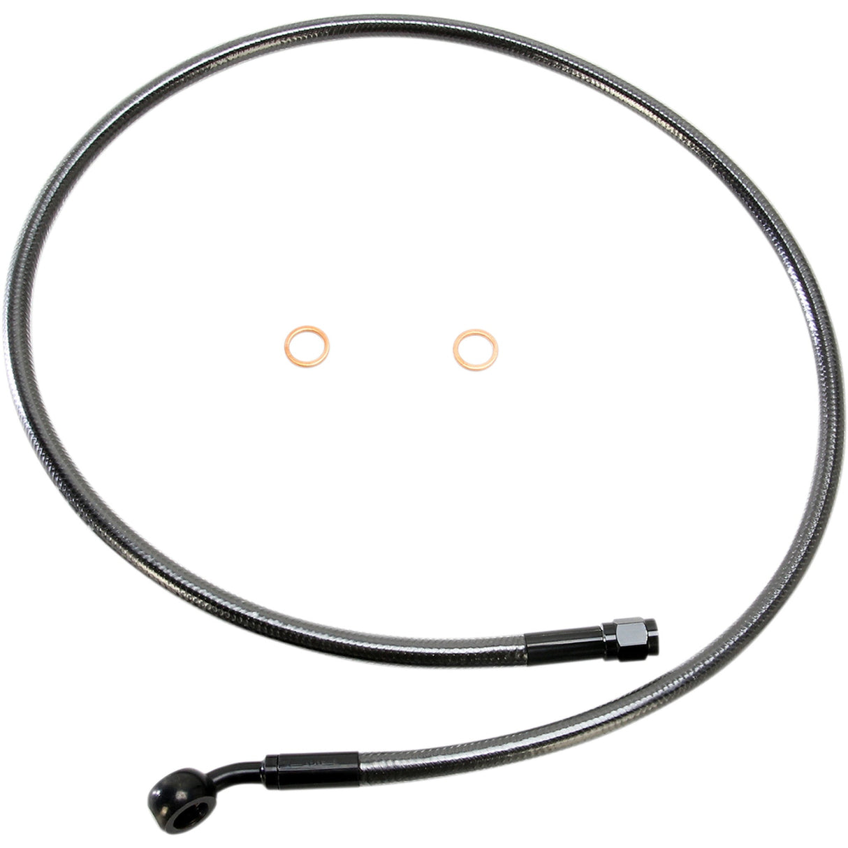 MAGNUM SHIELDING 1741-4077 AS47134 Alternate Length Designer Series ABS-Specific Front Brake Line Kit - 10 mm-35° - 34" - Black Pearl