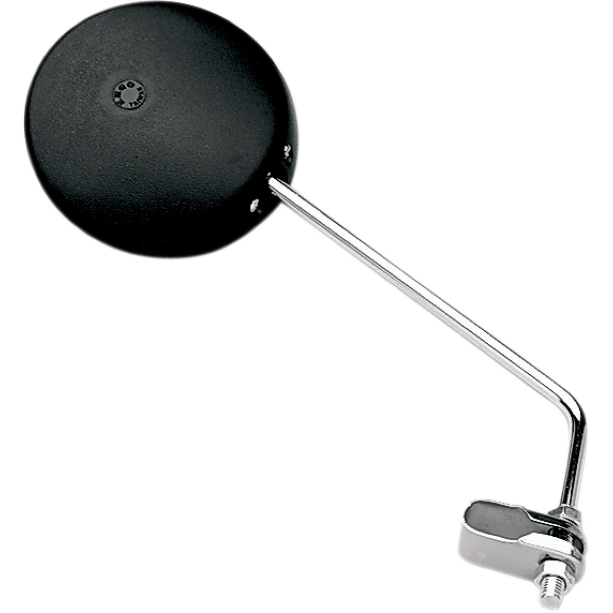 EMGO 2064500 20-64500 OEM-Style Replacement Mirror Mirror - Side View - Round - Black w/Chrome Stem - Right/Left