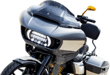 Letric Lighting Co LED Sharktooth W Turns Black CHR Fltr ` - LLC-5LRA-TS For Harley Road Glide 2015-2022