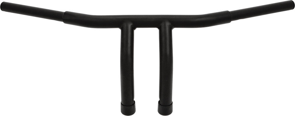 Harddrive 1.25" FAT Tiller-Bar 8" Rise Satin Black - 31-0167MB For Harley Motorcycles 1982-2017