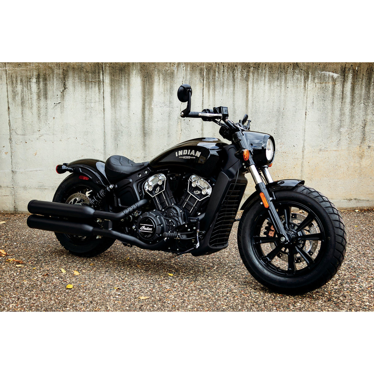 MUSTANG 0810-2127 76842 Solo Touring Seat Solo Seat - Black - Scout '18-'24