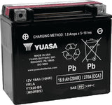 Yuasa Battery YTX20-BS Maintenance Free AGM 12-Volt Battery W Bottle - YUAM32RBS For Harley Sportster / Low / Sport / Softail 1982-1996