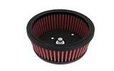 K & N Engineering Round Tapered 6.25in Base OD X 5.5in Top OD X 2.125in H - HD-0800 For Harley Electra Glide / Road King / Softail / Dyna 2007-2008