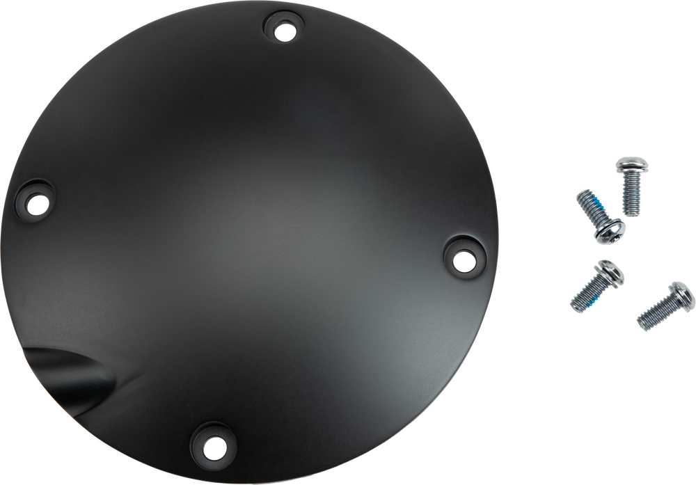 Harddrive Dome Derby Cover Satin Black - 37-030SB For Harley Sportster 1994-2003