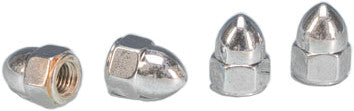 James Gasket James Gaskets Gasket NUT CHR Exhaust Mount EVO Twin CAM 4/PK - 65324-83-N1 For Harley Motorcycles 1984-2006