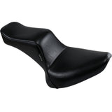 LePera Cherokee Seat Smooth Black - LX-020 For Harley Softail 2000-2017