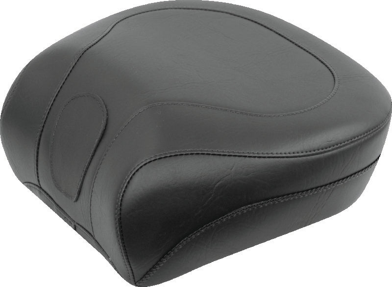 Mustang Motorcycle Mustang Standard Rear Tire Wide Touring Recessed Passenger Seat Black - 79488 For Harley Softail 2000-2015