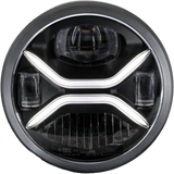 Koso North America 28-61024 GA030100 7" ZENITH LED HEADLIGH H4 PLUG