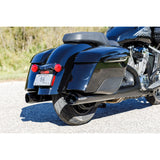 S&S Cycle 4" Broadhead Slip-On Mufflers Slash Cut Black - 550-1075 For Indian 2014-2022