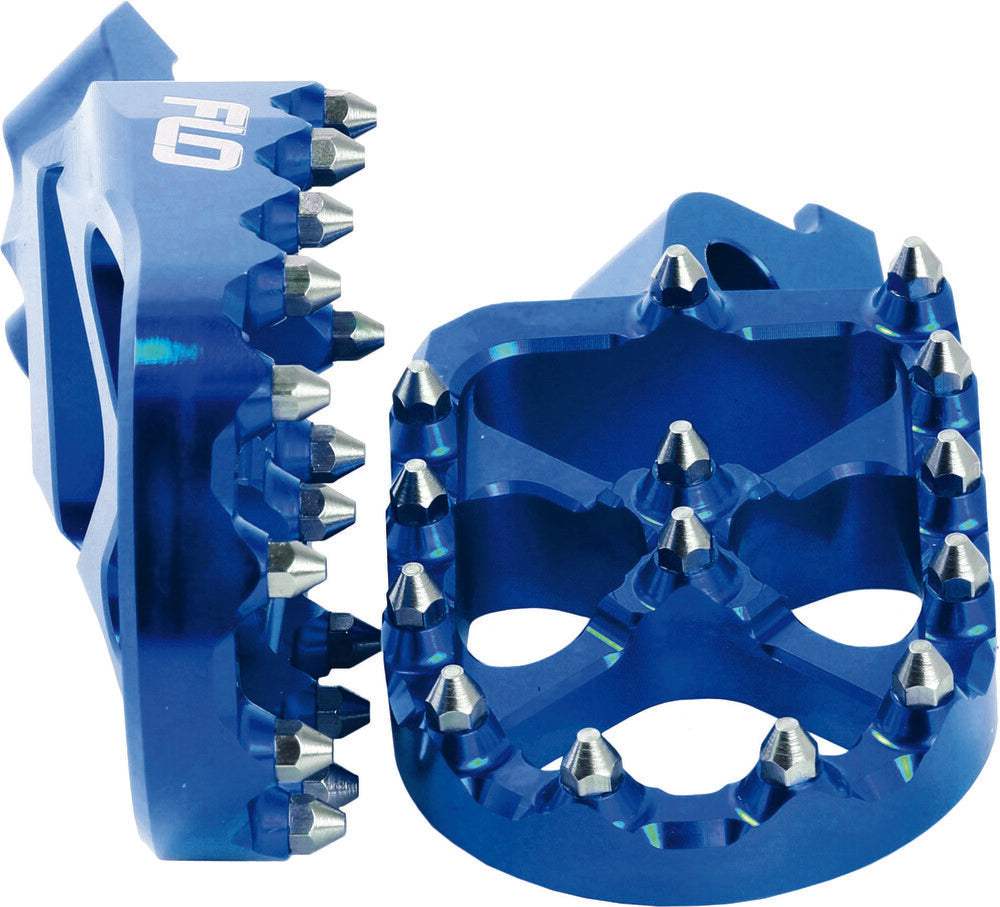 Flo Motorsports PRO Series Foot Pegs Blue - FPEG-793-2BLU Yamaha Dirt Bikes 2023-2026