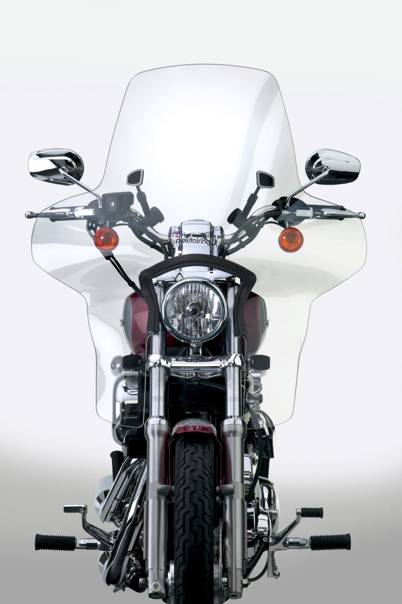 National Cycle N8513-01 88-21 Harley XL/FXR/FXD/86-91 BMW R80G/R100GS/15-23 Ducati Scrmblr Plexifairing 3-Clr