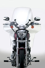 National Cycle N8513-01 88-21 Harley XL/FXR/FXD/86-91 BMW R80G/R100GS/15-23 Ducati Scrmblr Plexifairing 3-Clr