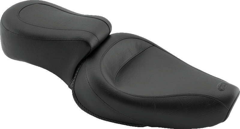 Mustang Motorcycle Mustang Standard Touring 1PC Seat Black - 75740 For Harley Sportster 1982-1995