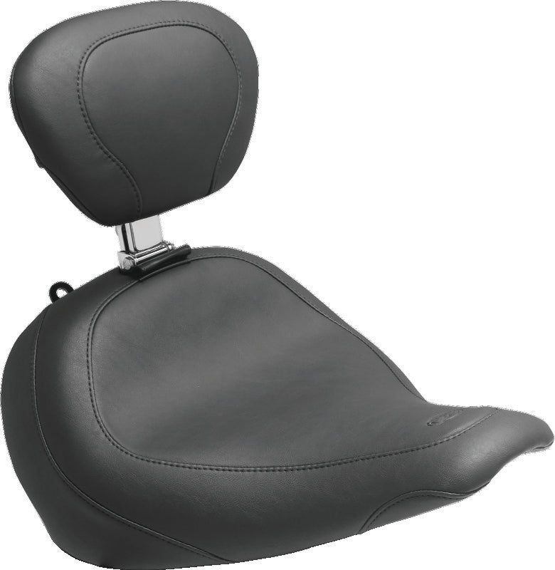 Mustang Motorcycle Blackline, Slim,slim S Wide Touring Passenger Seat Black - 76753 For Harley Blackline 2011-2013