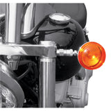 Drag Specialties Front Turn Signal Relocation Kit Wide Glide For Harley Wide / Softail / Dyna 1980-2010