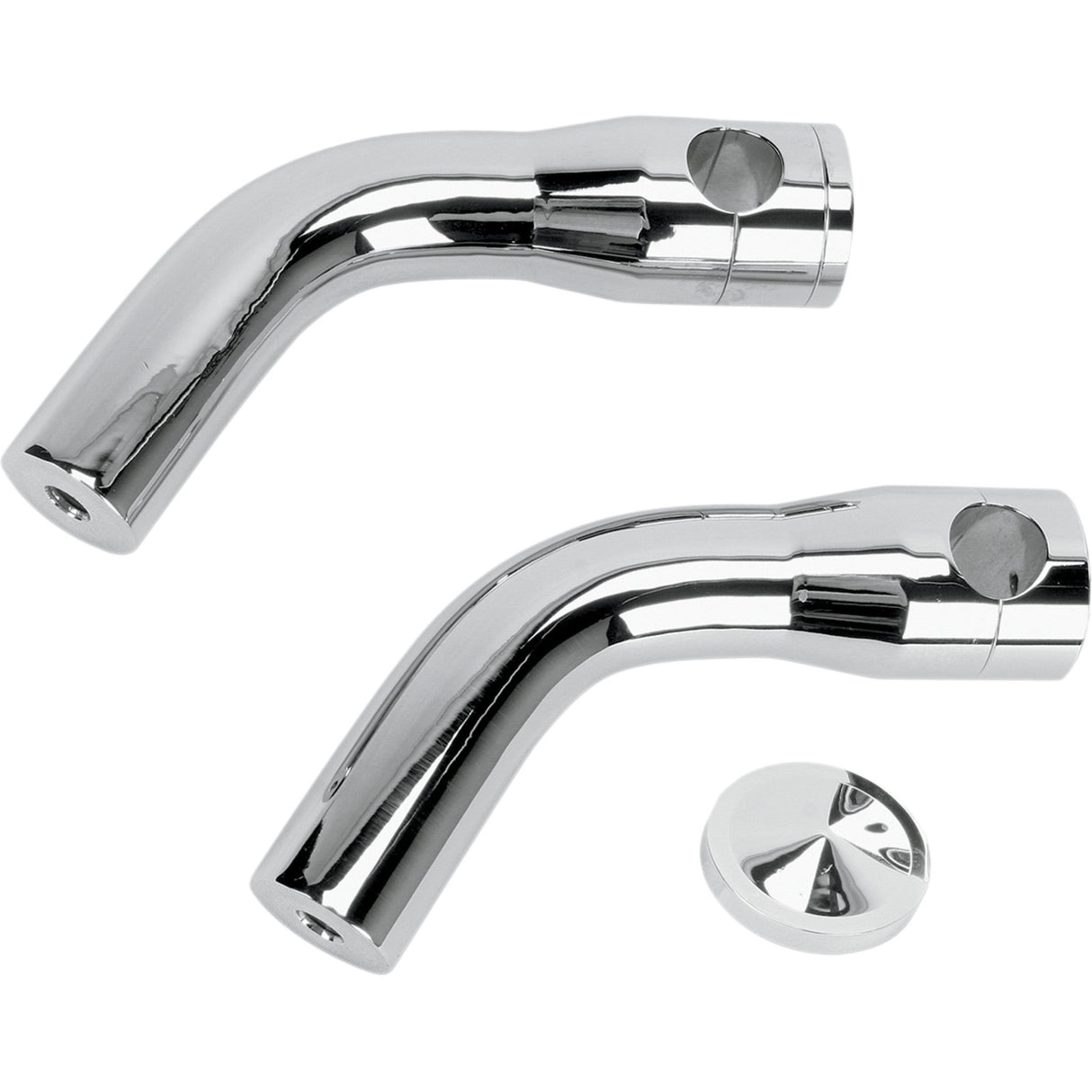 ACCUTRONIX DS243964 HRP1356-C Elite Custom Billet Aluminum Risers Risers - Pullback - 6" - Chrome