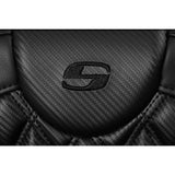 Saddlemen Roadsofa™ Seat Without Backrest Lattice Stitch Carbon Fiber - 808-07B-207A0 For Harley Touring 2008-2023