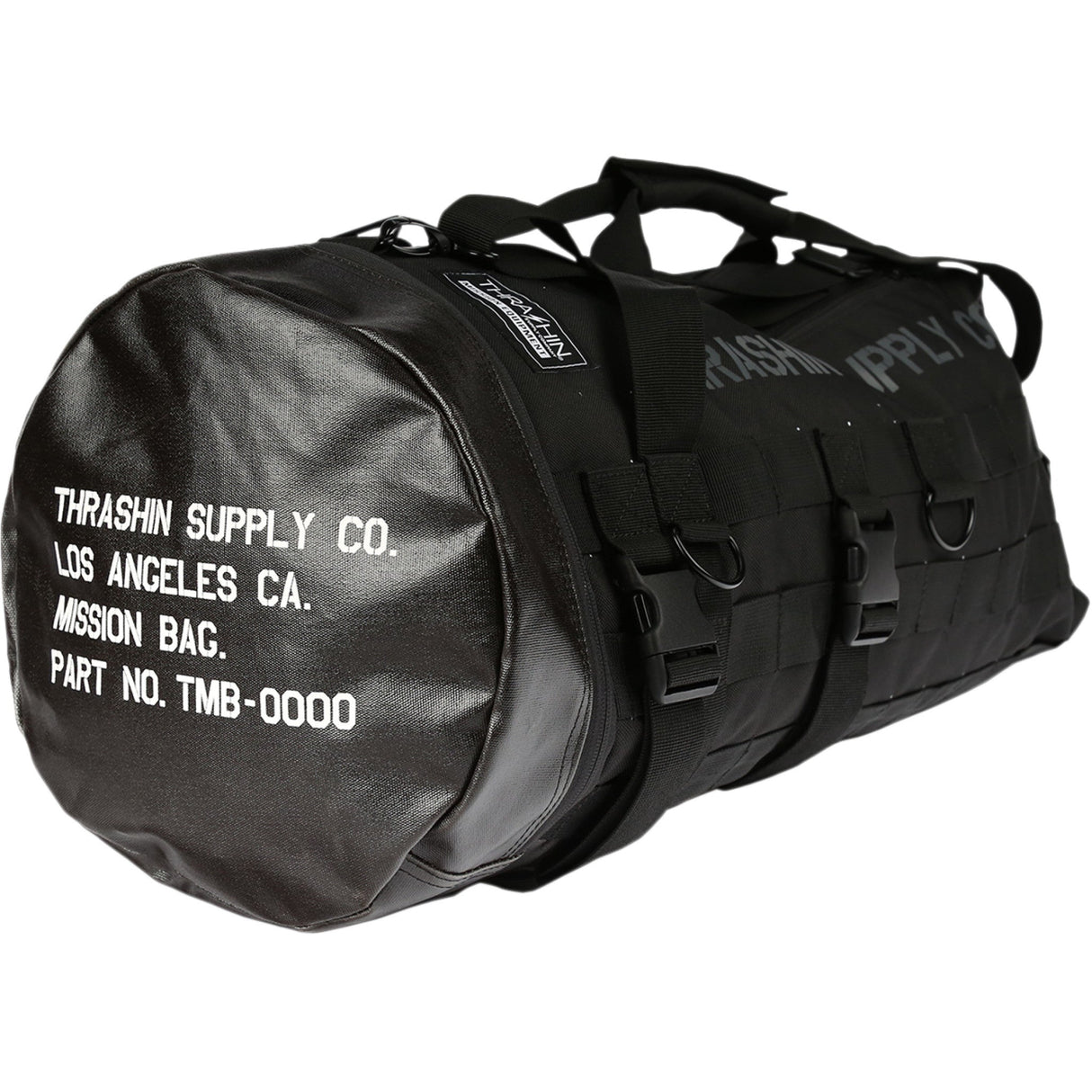 THRASHIN SUPPLY CO. 3512-0269 TMB-0000 Mission Duffle Bag Mission Duffel Bag - Black